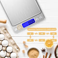 Miniatyrbild 3 av 5: Kompakt Digital Köksvåg, Mini Fickvåg med Bakgrundsbelyst LCD-Display, Tareringsfunktion för Exakt Matlagning och Bakning (Batteri Ingår)