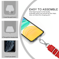 Miniatyrbillede 4 af 5: Telefonetui Patch Neck Lanyard, Portabel, Forhindrer Tab