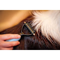 Miniatyrbilde 2 av 7: Dematting Comb Pet Dematting Comb/Rake Dobbeltsidig 6 + 11 Tenner, Profesjonell Underull Pels Stell Rake Knot Cutter for Katter & Hunder
