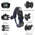 Miniatyrbilde 3 av 6: Overlevelsesarmbånd i paracord 7-i-1 Taktisk armbånd - Nød