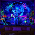 Miniatyrbild 1 av 5: Tapet UV-reaktion Växtmanet Tapet Neon Galaxy Space