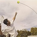 Pikkukuva 3 / 5: Tennistreenisetti, pohja ja 3 palloa