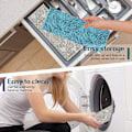 Miniatyrbillede 4 af 8: 3 Pakke Opvaskemåtter Absorberende Vendbar Mikrofiber Tørring