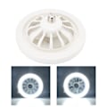 Miniatyrbild 1 av 8: 36W Takfläkt Ljus 9,8 Tum Liten Ljudlös E27 LED Fläktlampa för Sovrum 86‑265V Vit