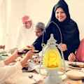 Miniatyrbilde 2 av 5: Ramadan-lampe Eid Elektronisk Lysestake Vindlampe for Hjemmefestdekorasjon
