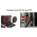 Miniatyrbilde 4 av 5: IEEE 1394B Firewire 800 til 400 9-pin til 6-pin kabel 1,8 meter, Firewire 800 9-pin/6-pin hann/hann (9-pin til 6-pin)