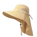 Miniatyrbilde 1 av 5: Solhatt for menn med UPF 50+ solbeskyttelse, bred brem, fiskehatt