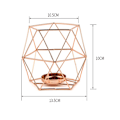 Miniatyrbild 5 av 6: Dekorativ Accent Hem Badrum Kaffebarer, Vindtät Utomhus Inomhus Geometrisk Värmeljushållare För Bröllop Födelsedagsfest Speciella Tillfällen