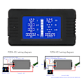 Miniatyrbild 3 av 4: PZEM-015 Multifunktionell Batterimätare LCD Digital Display Batteritestdetektor med 300A ShuntPZEM-015 300A