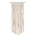 Miniatyrbild 1 av 7: Macrame vävd väggbonad Boho Home Chic Bohemian geometrisk konst