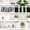 Miniatyrbild 6 av 6: 3D LED Digital Väggklocka Bordsmodern Väggklocka