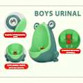 Miniatyrbilde 3 av 5: Barn Urinering Morsom Siktemål Plast Veggmontert Pottetrening Urinering for Gutter