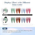 Miniatyrbild 5 av 7: Nagelpulverset, 16 färger pigment solid iriserande neon manikyr glitter hem DIY salong naglar