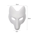 Pikkukuva 2 / 6: Kettu-naamio Japanilainen Kabuki Kitsune-naamiot PU-naamiot Miehille ja Naisille