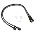Miniatyrbild 2 av 8: Mini SAS-kabel Stark seghet 12 Gbps data SFF‑8654 8i till SFF‑8643 Server Array-kortkabel
