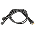Miniatyrbild 8 av 8: Mini SAS-kabel Stark seghet 12 Gbps data SFF‑8654 8i till SFF‑8643 Server Array-kortkabel