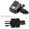 Miniatyrbilde 5 av 5: 360 Graders Rotasjonsarm Adapter i Aluminium for GoPro Hero Metall Adapter