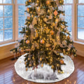 Miniatyrbilde 6 av 7: Juletrærskjørt 36 Tommer Dobbelt Lag Jacquard Kasjmir Snø