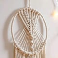 Miniatyrbillede 5 af 5: Stor drømmfangervæver i boho-stil lavet af bomuld