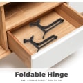 Miniatyrbillede 4 af 7: 5 Pak Iron Display Stativ, Sort Jern Staffeli Plade Display Foto