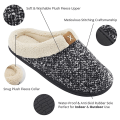 Miniatyrbillede 7 af 8: Søde Hjemmesko i Memory Foam med Fuzzy Ulv-lignende Blød Fleecefoer