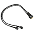 Miniatyrbild 6 av 8: Mini SAS-kabel Stark seghet 12 Gbps data SFF‑8654 8i till SFF‑8643 Server Array-kortkabel