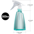 Miniatyrbillede 3 af 7: Professionelle rengøringssprayflasker, lækagesikre sprayflasker med justerbar dyse, ergonomisk design for komfortabelt greb i sort, pink, blå, 3 stk.