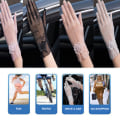 Miniatyrbillede 8 af 8: Blomsterblonde Handsker til Bryllup Opera Fest Flapper Blonde Handsker S