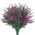 Miniatyrbild 1 av 5: 8 Buketter Konstgjorda Blommor Utomhus UV-Resistenta Falska Blommor