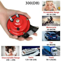 Miniatyrbilde 3 av 5: 2x 300DB 12V Elektrisk Snegletrompet Lydhorn Høylydt Hornsett