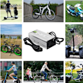 Miniatyrbilde 2 av 5: Elektrisk sykkellader 54,6 V 4 A passer for 48 V litium batteri, elektrisk sykkel