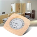 Miniatyrbild 7 av 8: Termo-Hygrometer för basturum, badrum och svetsrum, handgjord bastuklocka i cederträ, högkvalitativ temperatur- och fuktighetskontroll i trä, bastu