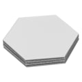 Miniatyrbild 2 av 8: Stilrena Dekorativa Hexagon Akustikpaneler, Högdensitets Ljudabsorberande Material för Effektiv Ljudreducering, Självhäftande Design för Enkel Montering