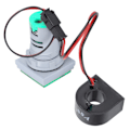 Miniatyrbild 8 av 8: Strömsignalindikator Universal 3-Display Kvadratisk Lampa Ljus 60~500V AC AD16‑22VAHGrön