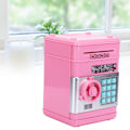 Miniatyrbild 1 av 8: Spargris Mini Automatisk Myntsparande Sparbössa Heminredning Artikel Leksak Present till Barn Rosa