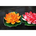Miniatyrbillede 5 af 8: NAVAdeal 4 stk. 7 tommer kunstige flydende skum Lotusblomster til