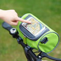 Miniatyrbillede 6 af 8: Cykelstyr Taske Mode Cykel Telefon Taske Vandafvisende