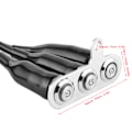 Miniatyrbillede 5 af 6: 12V Motorcykel Styrstangskontakt LED Modificeringsbeslag Kontrol Trykknap med 3 stk. Kontaktknapper