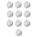 Miniatyrbilde 1 av 5: Neglekunst 3D Harpiks Hvit Rose Blomsterdesign Aurora Petal Negle