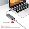 Miniatyrbild 4 av 5: Hubb USB C MacBook Pro/Air, 7-i-1-adapter med 4K HDMI, 2 USB 3.0, SD/TF-kortläsare, USB C Multiport-hubb