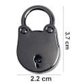 Pikkukuva 5 / 8: Lukot Mini Avaimet Lukot Vintage Lukko Mini Karhu Lukot Pieni Ha