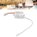 Miniatyrbild 1 av 8: LED-drivrutningsströmförsörjningsadapter DC12V 3W Kompakt överspänningsskydd för LED-remsljus LED-lampor Industriella lampor