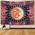 Miniatyrbild 4 av 5: Månblumetapestry Sovrum växt blommig tapestry estetisk Ret