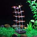 Miniatyrbillede 4 af 8: 4 stk. Glødende Vandmænd Ornament Dekoration til Akvarium Fisk Ta