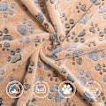 Miniatyrbilde 4 av 5: Dyrepledd Fire Sesonger Varmt Korallfleece - Brun+Rosa+Beige---104*76