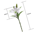 Miniatyrbilde 6 av 8: Kunstig Peony Silkeblomst Blad Hjem Bryllup Fest