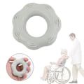 Miniatyrbild 5 av 7: Hand Fitness Silikon Elastisk Greppring Spänningstränare för Rehabiliteringsterapi (Grå)