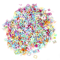 Miniatyrbillede 2 af 2: 60g/Pose Farverige Sequins Fødselsdag Bryllup Fest Konfetti Negle Dekoration DIY Materiale Tilbehør Brev