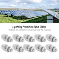 Pikkukuva 6 / 8: 10 kpl Salaman suojausjohdinpidike Ulkoinen kuusiokolokupari Maadoitussuojausjohdinpidike PV-moduulille