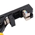 Miniatyrbilde 3 av 8: Ratsj-tang for krymping PP-håndtak Varmebestandig Justerbar Elektroforese Kaldvalset Terminal-tang